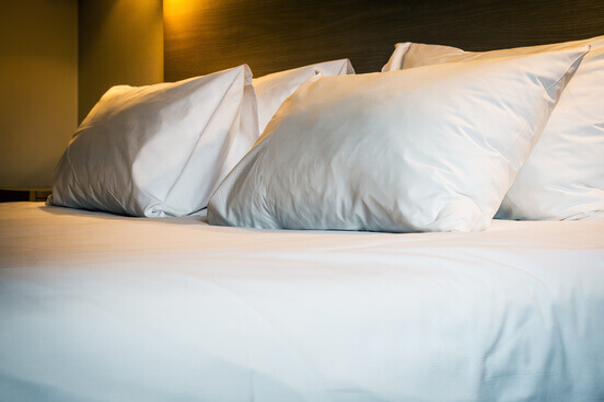 Pillows On Bed